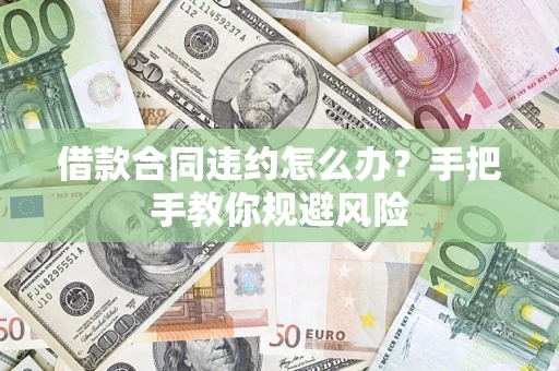 武汉借款合同违约怎么办？手把手教你规避风险