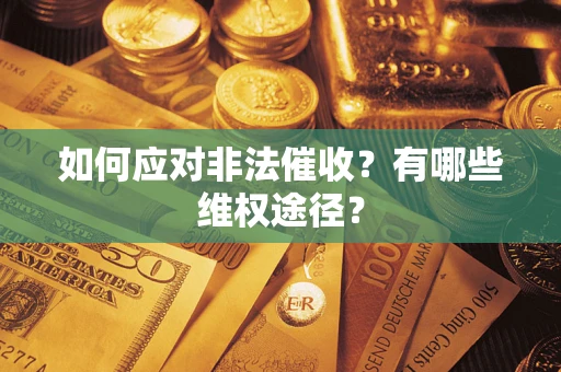 武汉如何应对非法催收？有哪些维权途径？