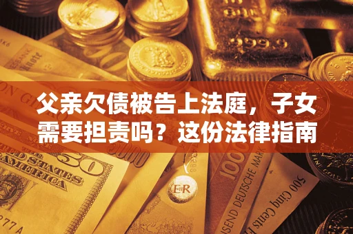 武汉父亲欠债被告上法庭，子女需要担责吗？这份法律指南必须看完