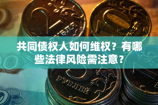 武汉共同债权人如何维权？有哪些法律风险需注意？
