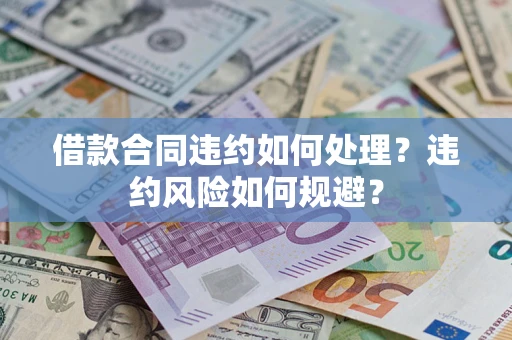 武汉借款合同违约如何处理？违约风险如何规避？