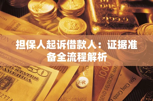 武汉担保人起诉借款人：证据准备全流程解析