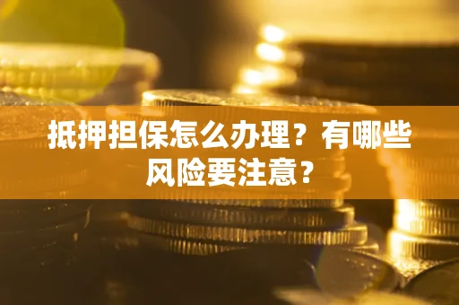 武汉抵押担保怎么办理？有哪些风险要注意？