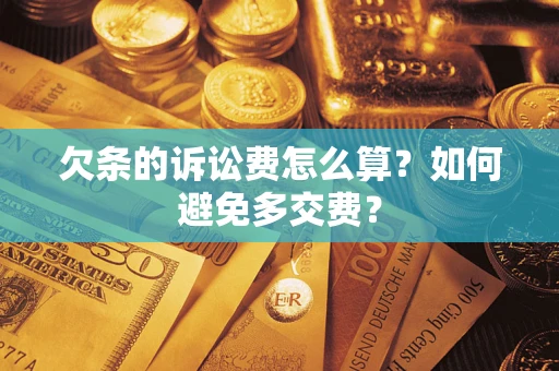 武汉欠条的诉讼费怎么算？如何避免多交费？