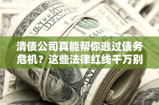 武汉清债公司真能帮你逃过债务危机？这些法律红线千万别踩
