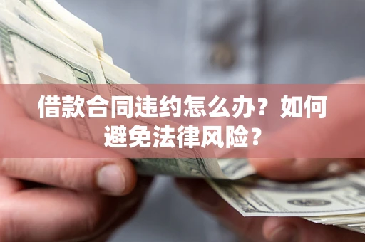 武汉借款合同违约怎么办？如何避免法律风险？