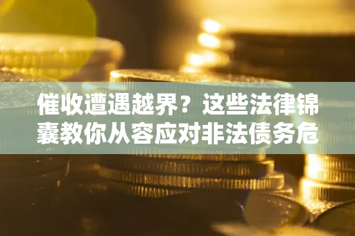 武汉催收遭遇越界？这些法律锦囊教你从容应对非法债务危机