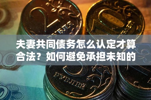 武汉夫妻共同债务怎么认定才算合法？如何避免承担未知的债务风险？
